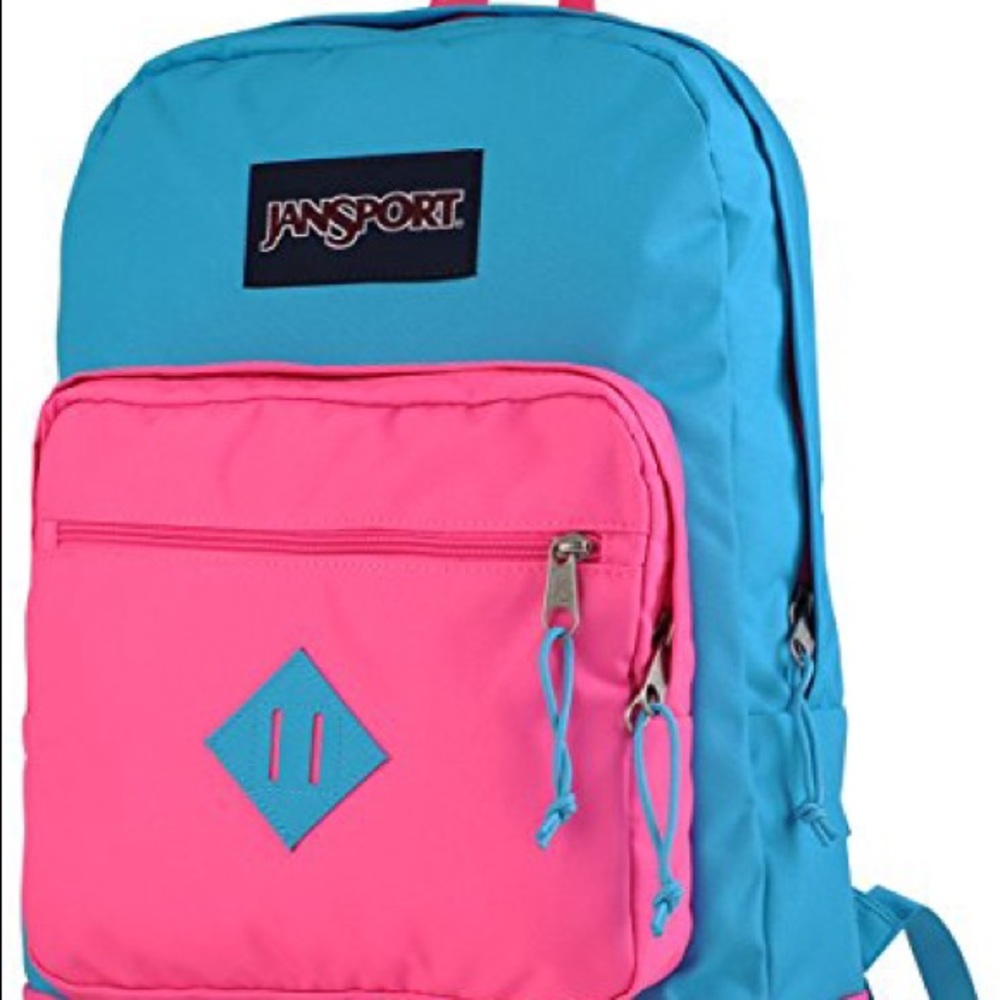 New Jansport Pink and Blue backpack